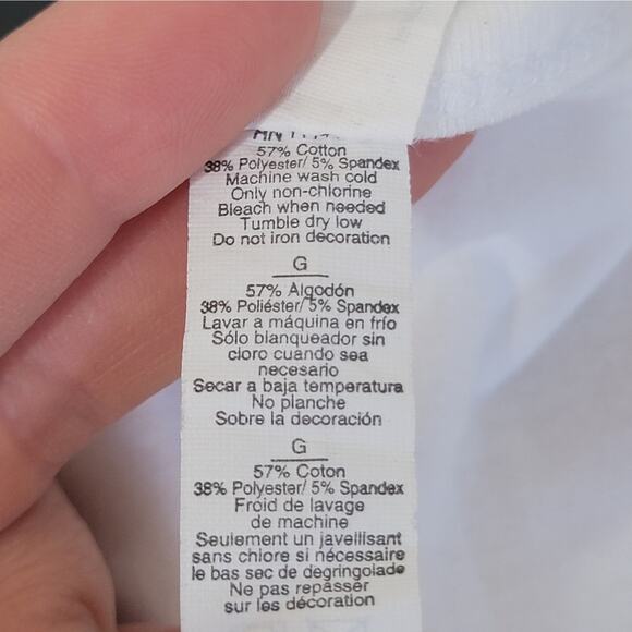 Death Science Minnie Tank White Large Babydoll Biker Chopper Motorcycle - Picture 6 of 7